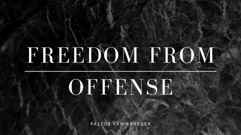 Freedom From Offense
